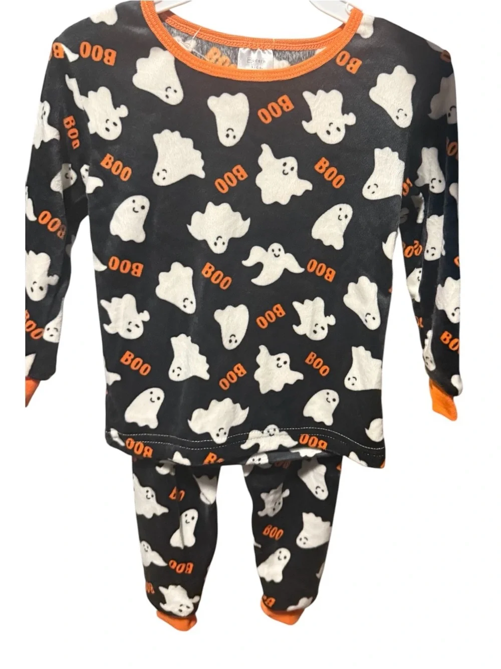 Modern Kids Halloween Ghost Pajama Set 2T